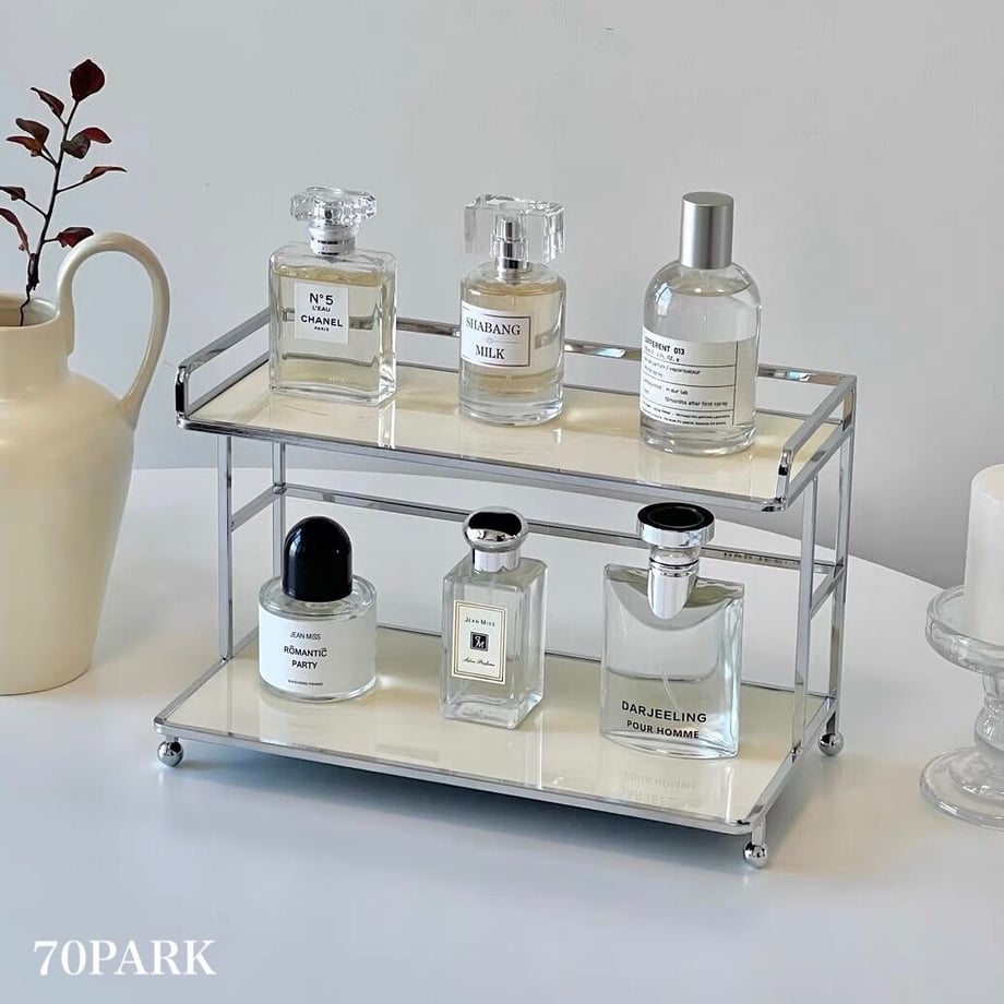 デスクトップ ディスプレイ 二段 収納 ラック おしゃれ 韓国インテリア 韓国雑貨 韓国っぽ インテリア雑貨 韓国 北欧 北欧インテリア 70PARK