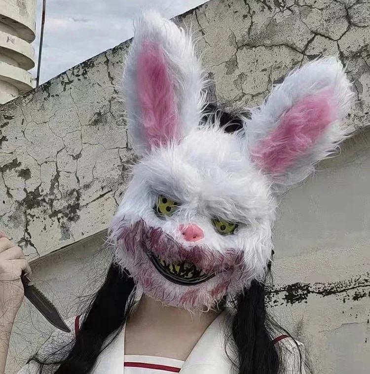 【1つ買うと10個もらえる】即納 ハロウィン 仮面 パーティー仮面舞踏会ハロウインコスプレマスクハロウィン ハロウィン コスプレホラー うさぎ181超低価格