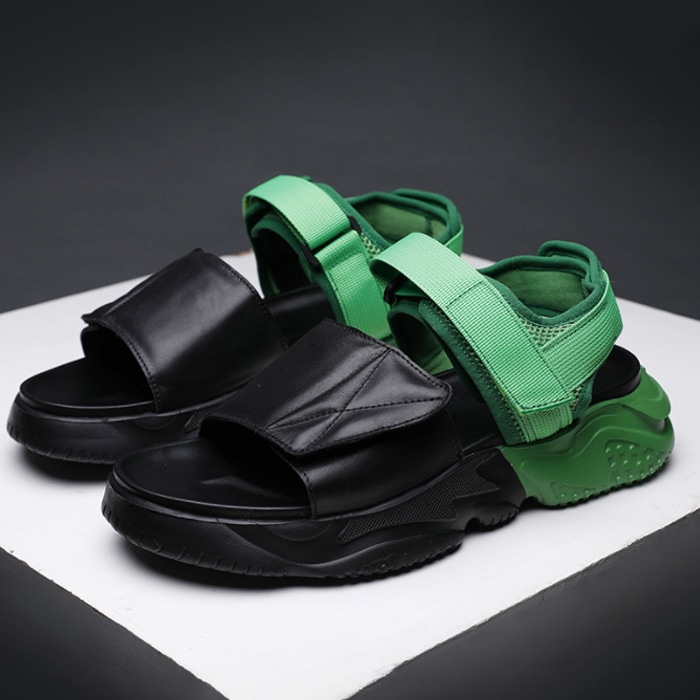 スリッパ サンダル スポーツサンダル メンズ スリッパ サンダル アウトドア 滑り止め 靴 スポサン ビーチサンダル 通気性 夏用 父の日 紳士用 厚底 スニーカー シンプル カジュアル おしゃれ ビ