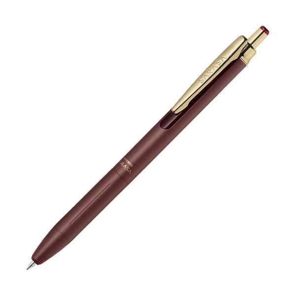 （まとめ） ゼブラジェルボールペン サラサグランド 0.5mm レッドブラック P-JJ57-VRB 1本 (×5セット)