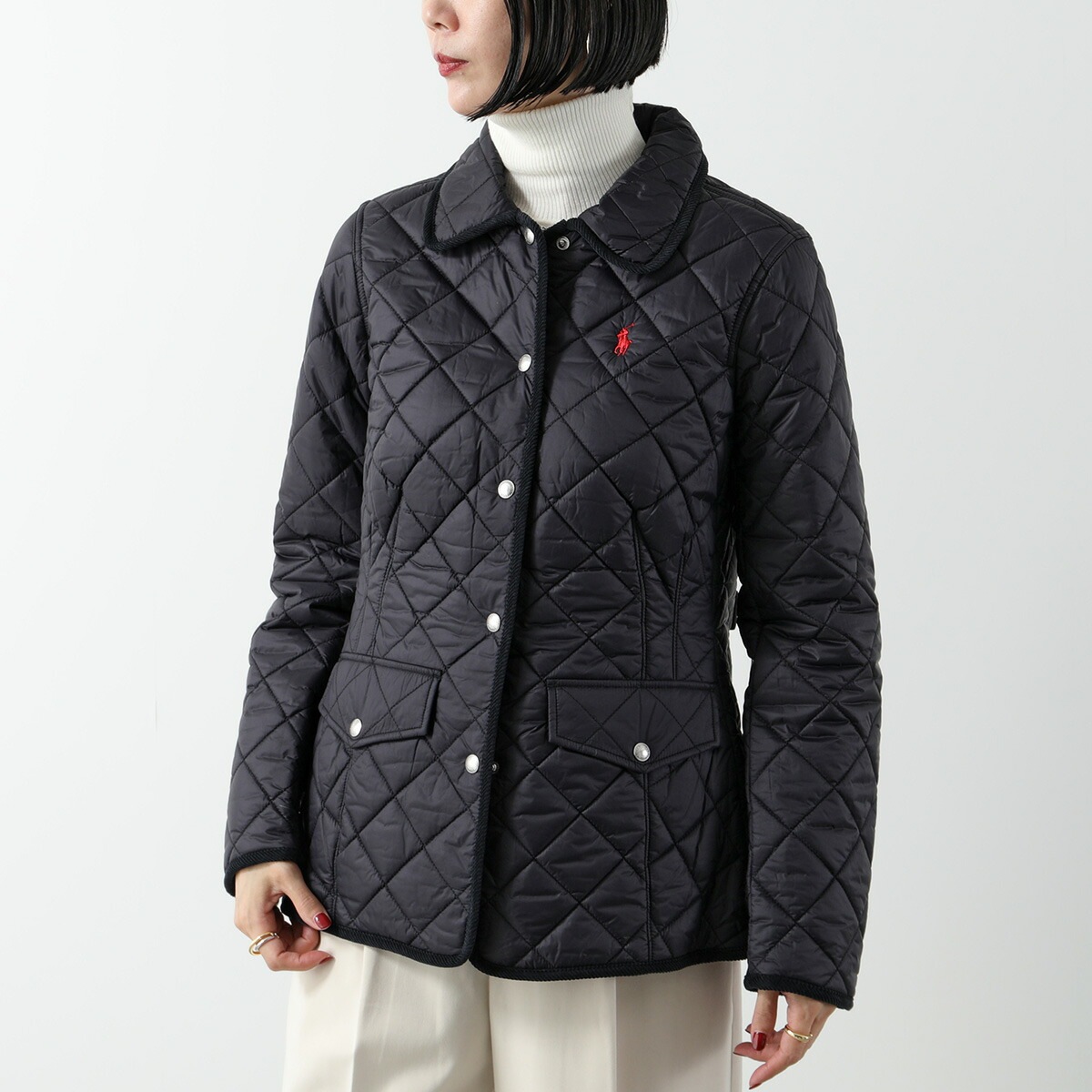 Polo Ralph Lauren ポロラルフローレン 中綿ジャケット HRPR QLT JKT-INSULATED-COAT 211940996 レディース キルティング ナイロン ポニー 刺繍 0