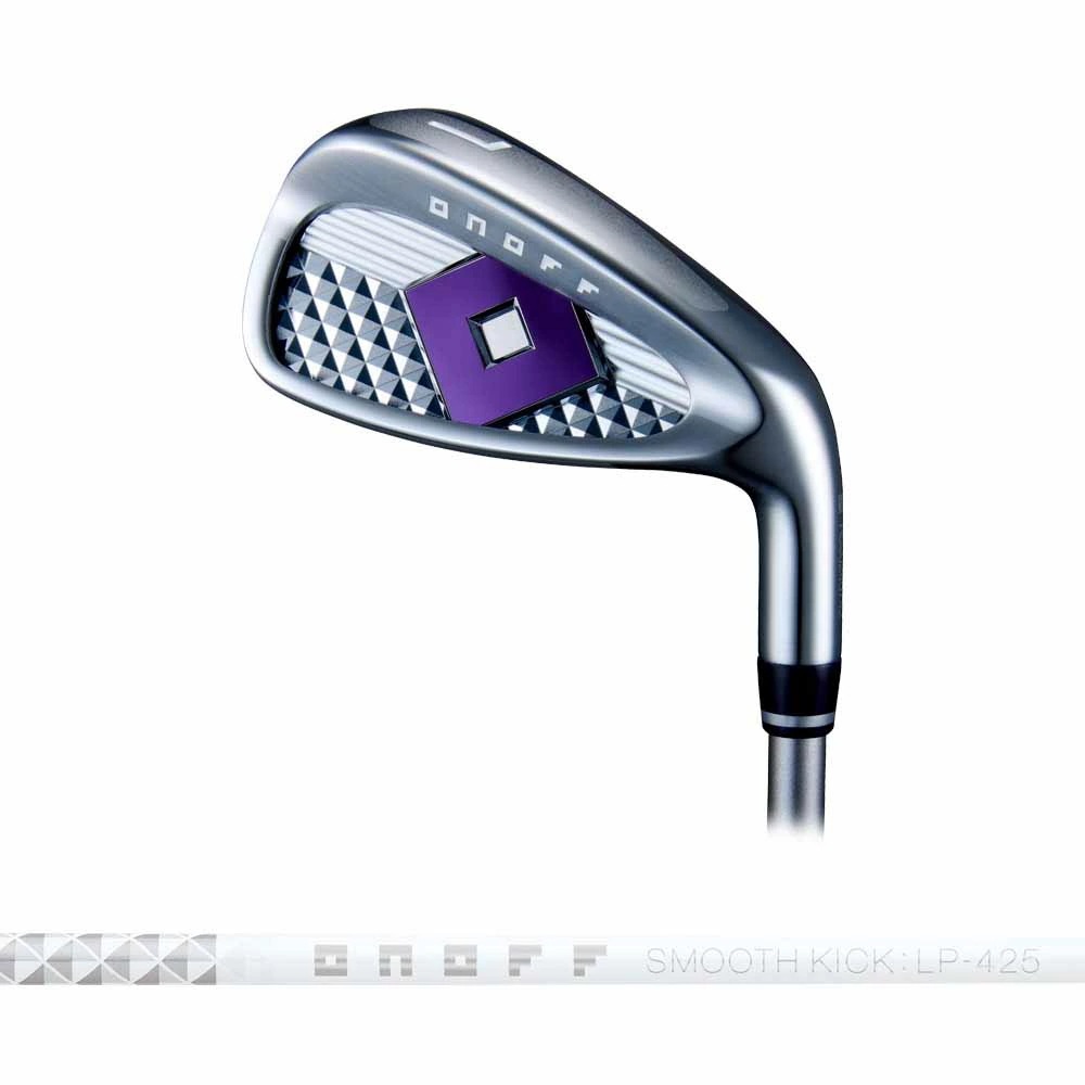 【レディース】ONOFF LADY ウェッジ単品 SMOOTH KICK LP-425I (ホワイトカスタム仕様) カーボンシャフト 2025