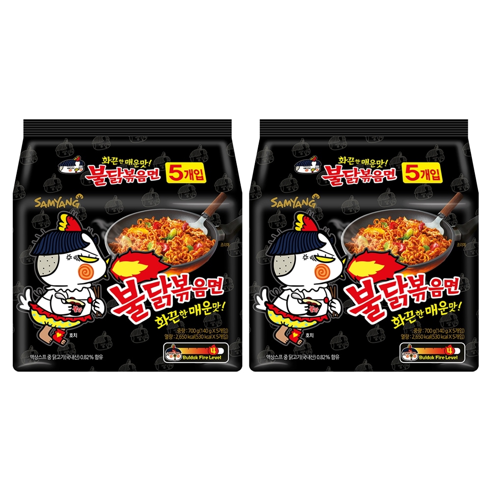 ブルチキン炒め面袋ラーメン10個