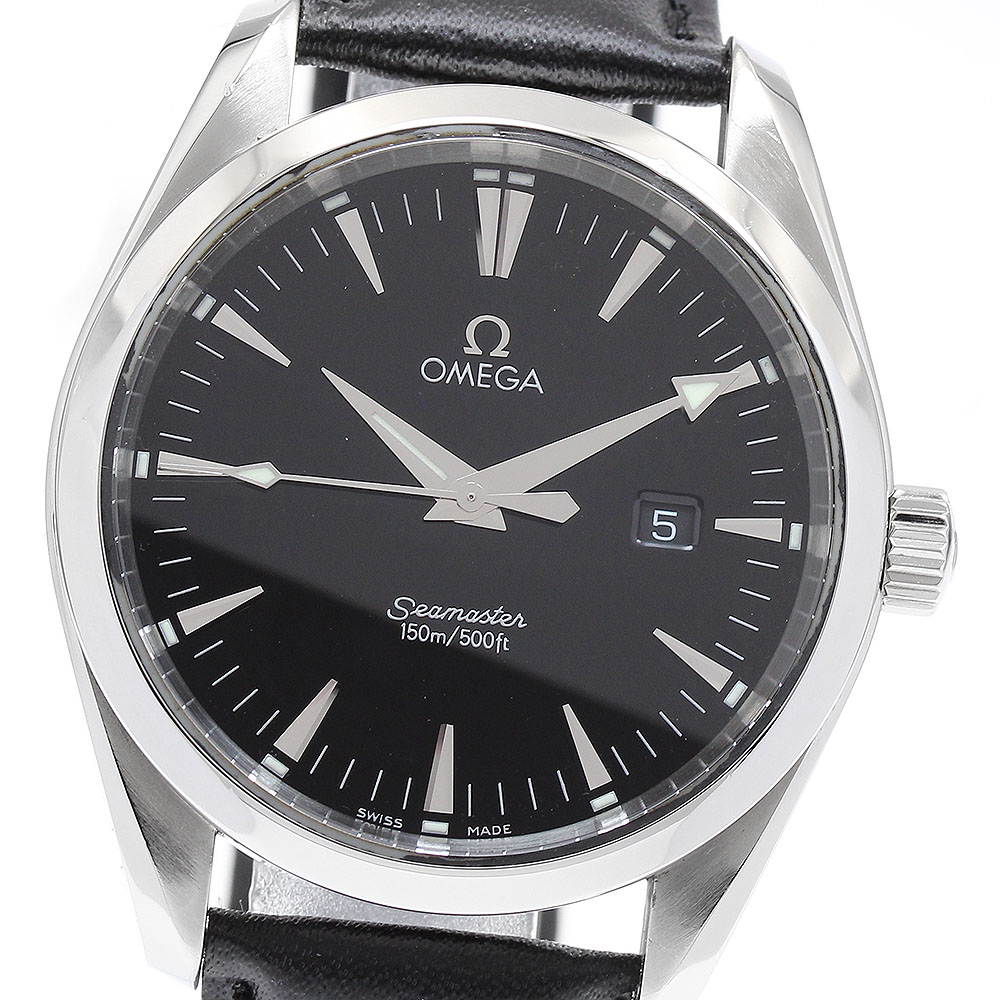 オメガ OMEGA 2517.50 シーマスター アクアテラ デイト クォーツ メンズ 良品 _889426【中古】