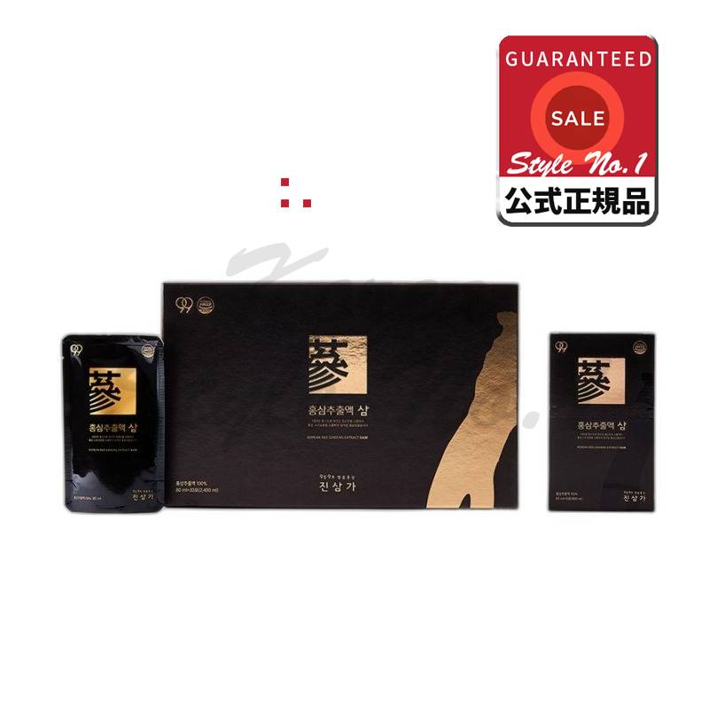 ジンサムガ紅参エキス30本80ml