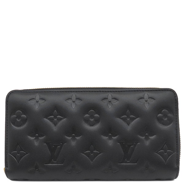 ルイヴィトン LOUIS VUITTON 長財布 ジッピー ウォレット ラムレザー ノワール ゴールド金具 黒 ラウンドファスナー M81510 RFID 【箱】【中古】