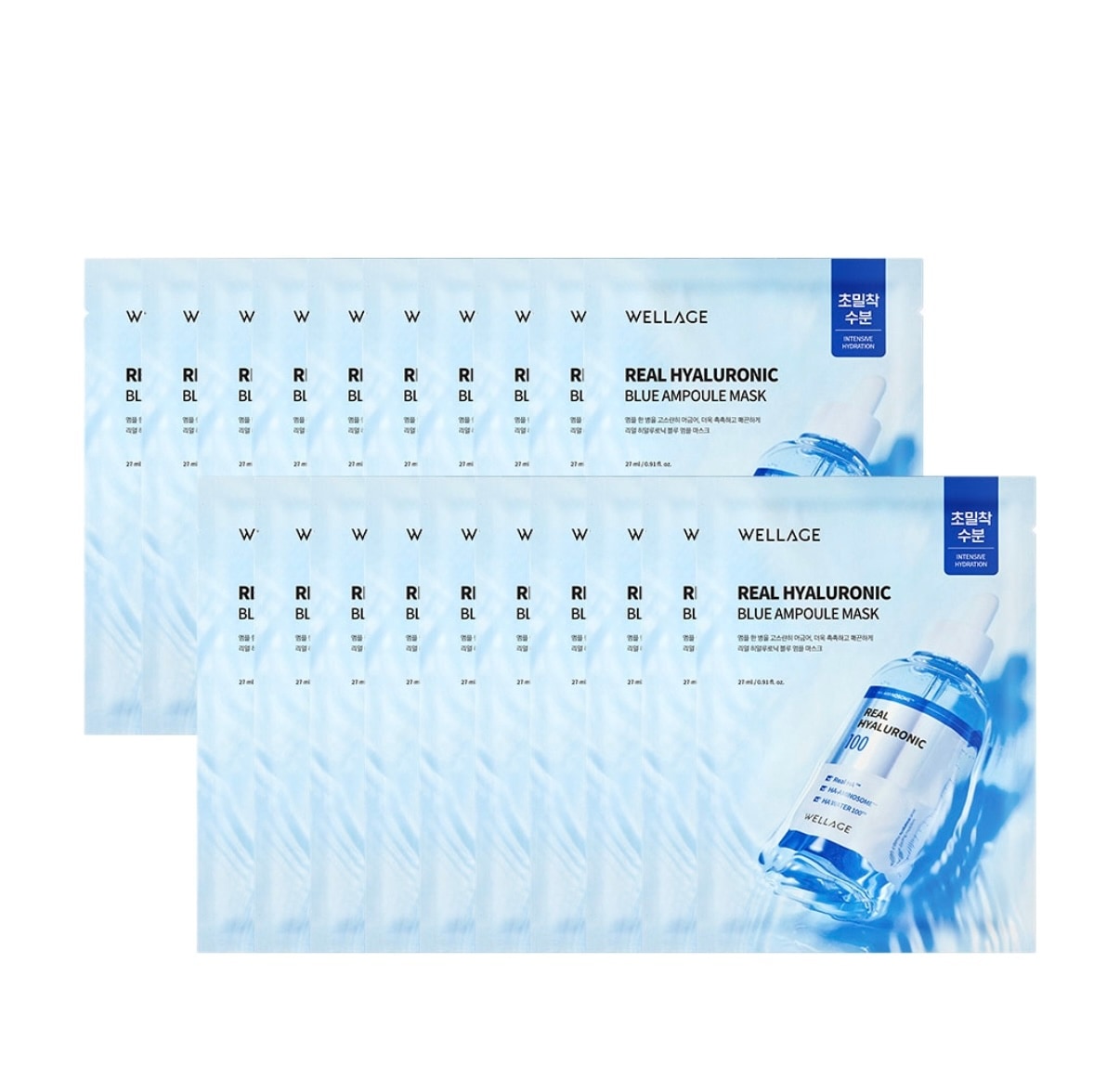 [20枚] リアルヒアルロニックアンプルマスク