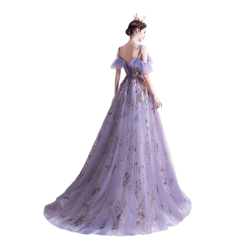 ロングドレス 演奏会 パーティードレス 結婚式 ドレス 袖あり ウェディングドレス 花嫁 パーティドレス ロング丈 二次会 ドレス お呼ばれ ピアノ 発表会008-902