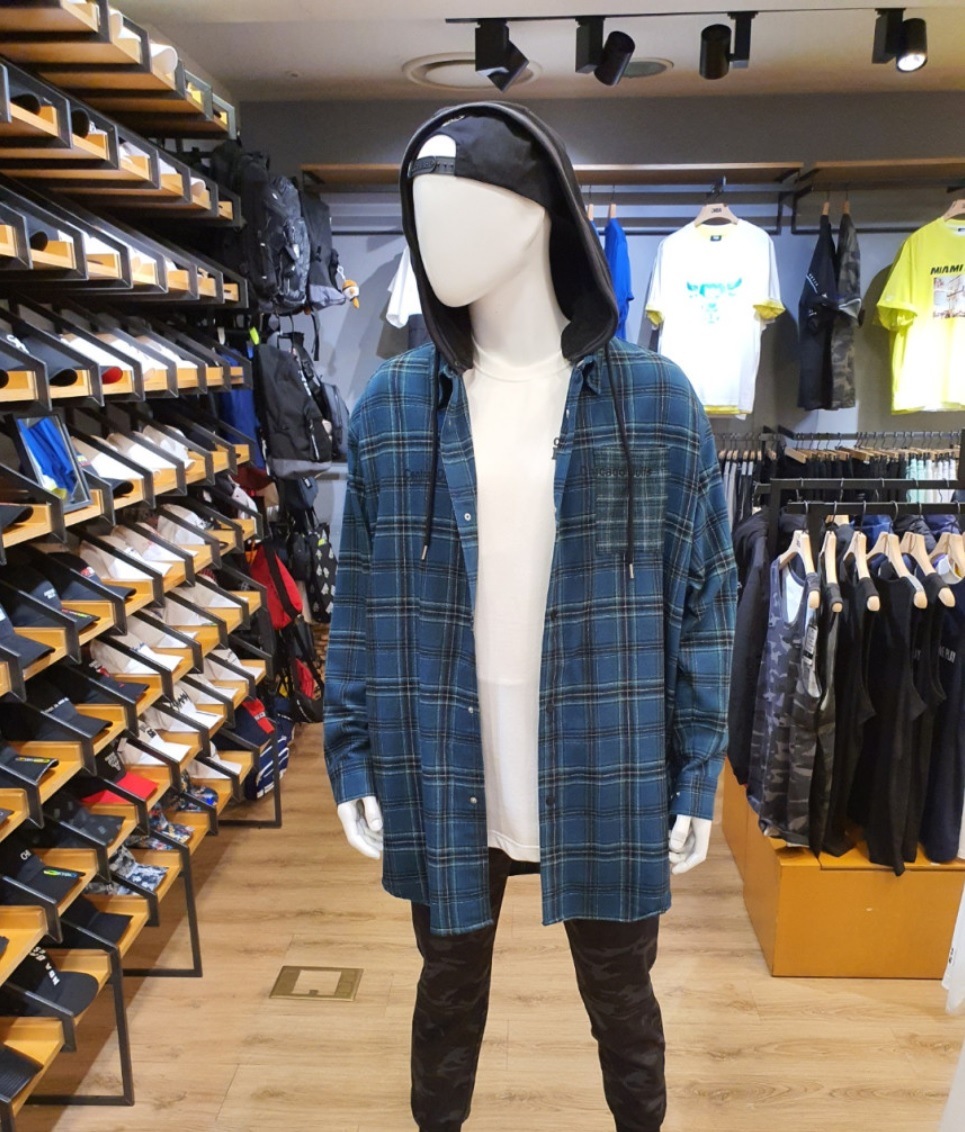 [男女兼用] NBA Chicago Bulls Check shirt / チェックシャツ / オーバーサイズ / フード取り付け可 / Chicago