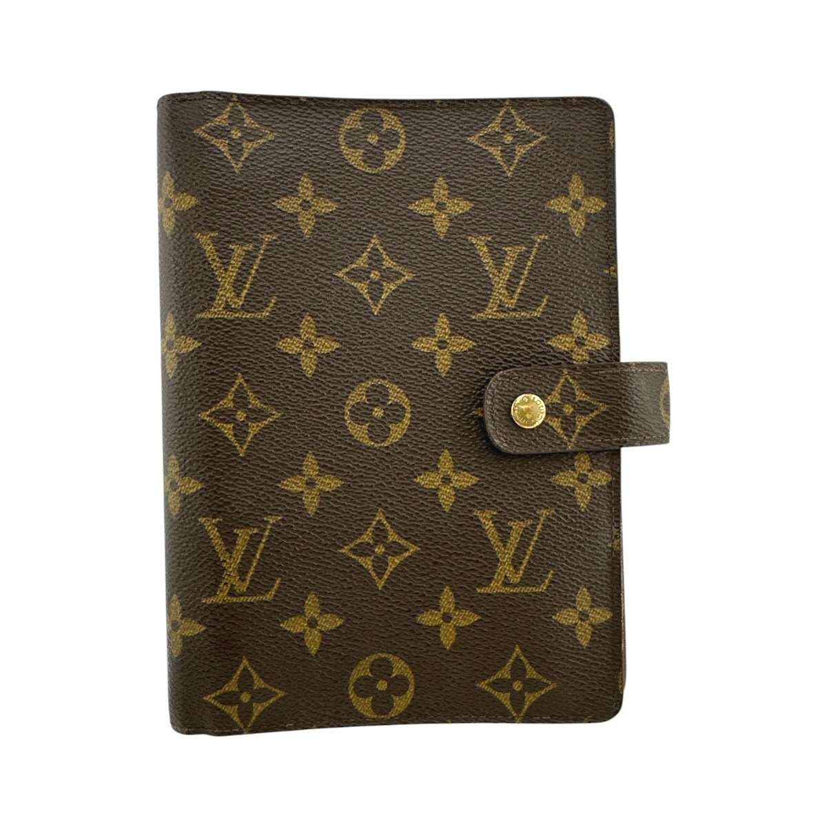 R20004 アジェンダMM モノグラム システム手帳カバー ブラウン