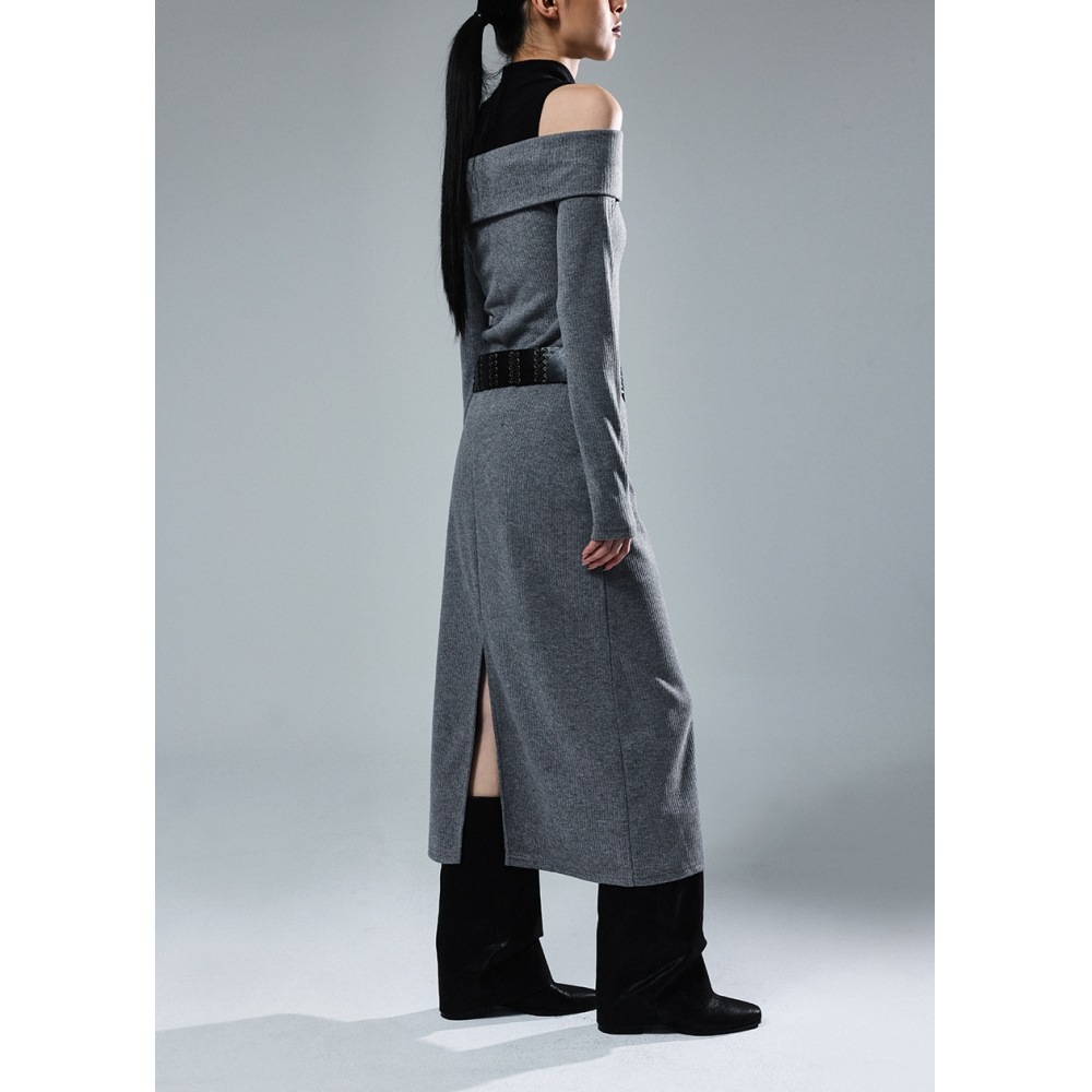 ブラックアップショーボールレザーミドルフォールディングブーツ 10,251円