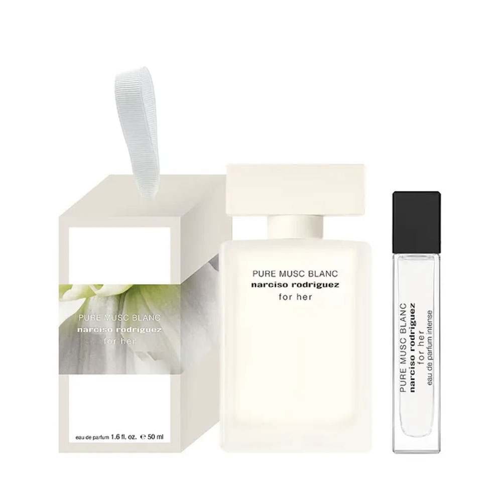 [限定企画]フォーハー ピュア ムスク ブラン オードパルファム インテンス 50ml + 10ml