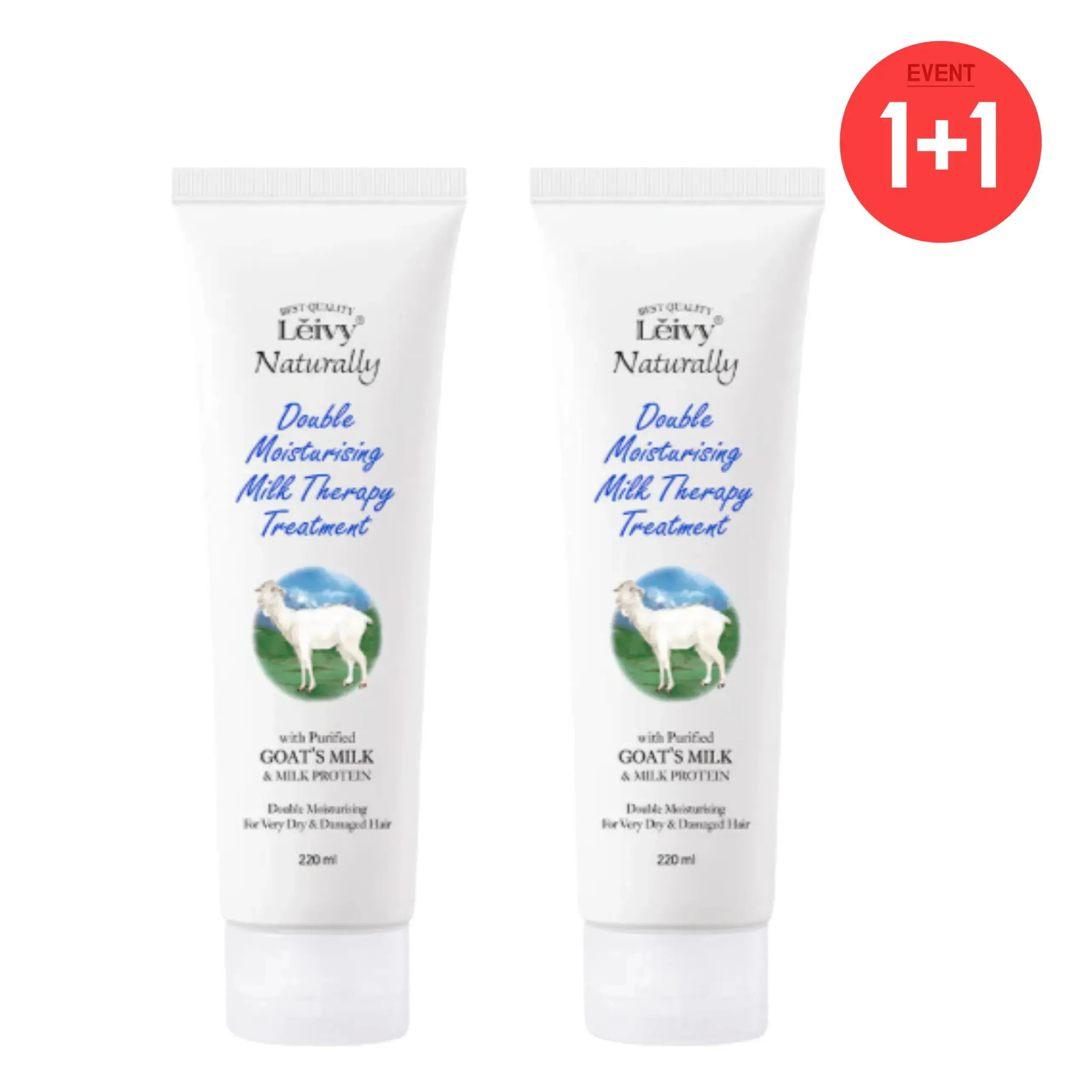 [韓国正規品] [1+1] レイビー山羊乳ミルクセラピートリートメント 220ml + 220ml