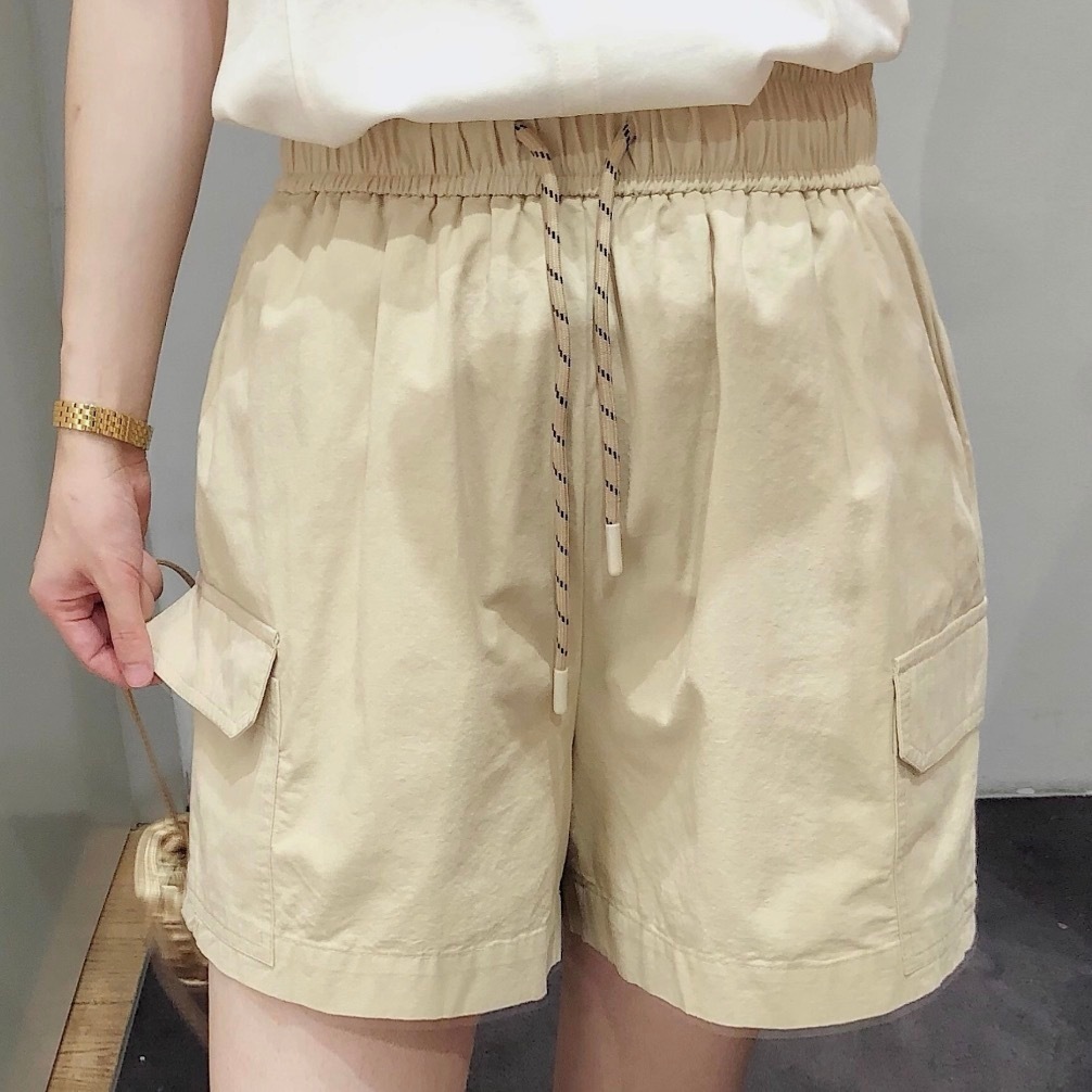 レディース パンツ ボトムス デート カラーパンツ ショートパンツ ロング ロング丈 セミフレア ワイド 切り替えデザイン スマート ポケット ウエストゴム 伸縮性 かわいい 大人可愛い きれいめ