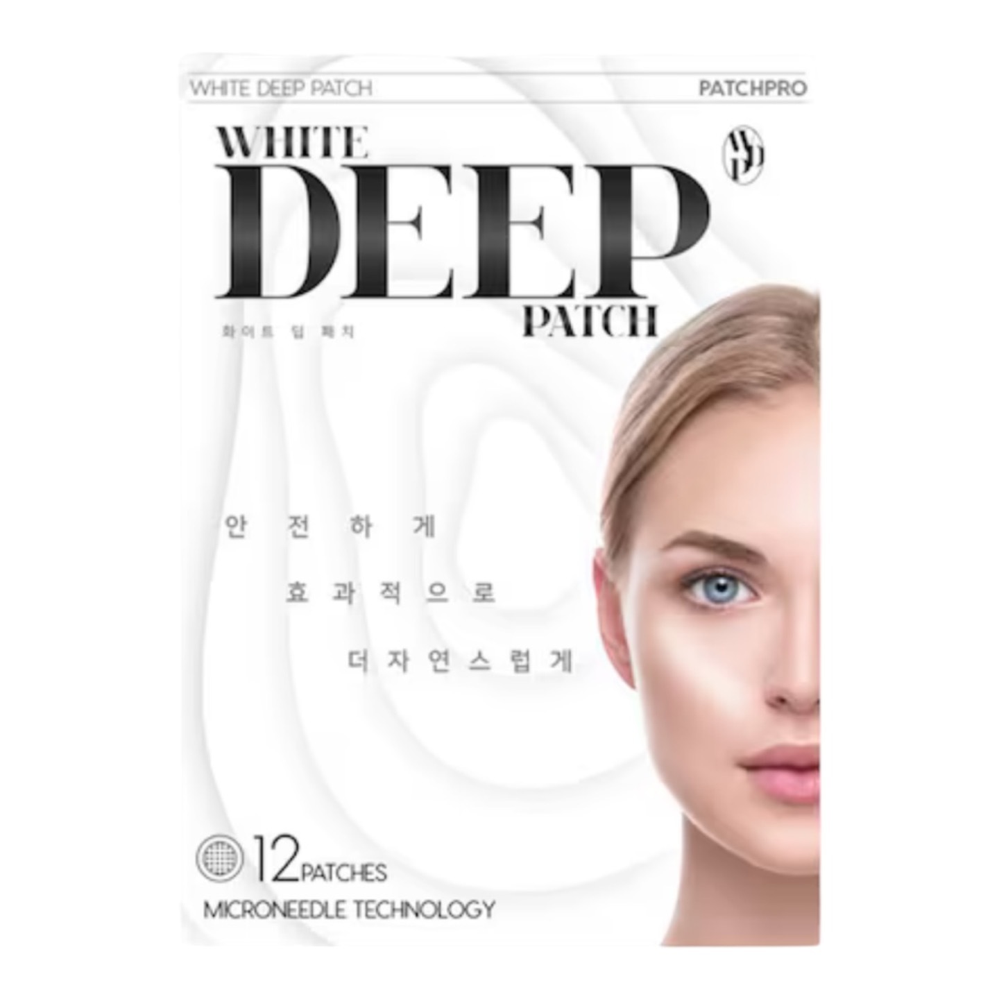 ホワイト ディープパッチ 12枚