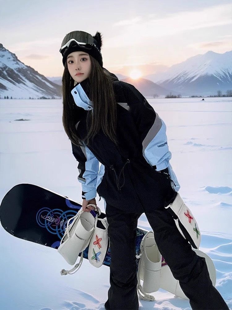 スノーボードウェア 2024 2025 上下セット レディース メンズ ジャケット アウター パンツ スウェット スノボー スキーウェア スノボウェア 韓国風