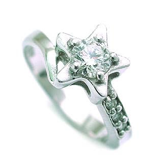 (Brand アニーベル) Pt ダイヤモンドデザインリング（婚約指輪エンゲージリング）楽ギフ_包装02P26Mar16