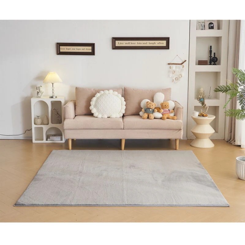 ラグ カシミヤ 洗える 北欧 ダウンリンク 200250cm 超高密度織 約225万本/m2 カーペット 滑り止め ふかふか 洗える 角型 絨毯 床暖房 ホットカーペット おしゃれ 防カビ 防ダニ