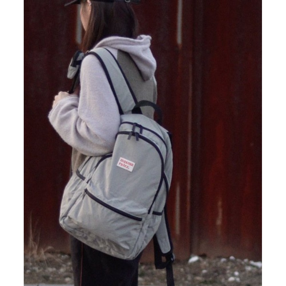 MASMARULEZ [エアポッズポーチセット] レイヤードバックパック_グレー