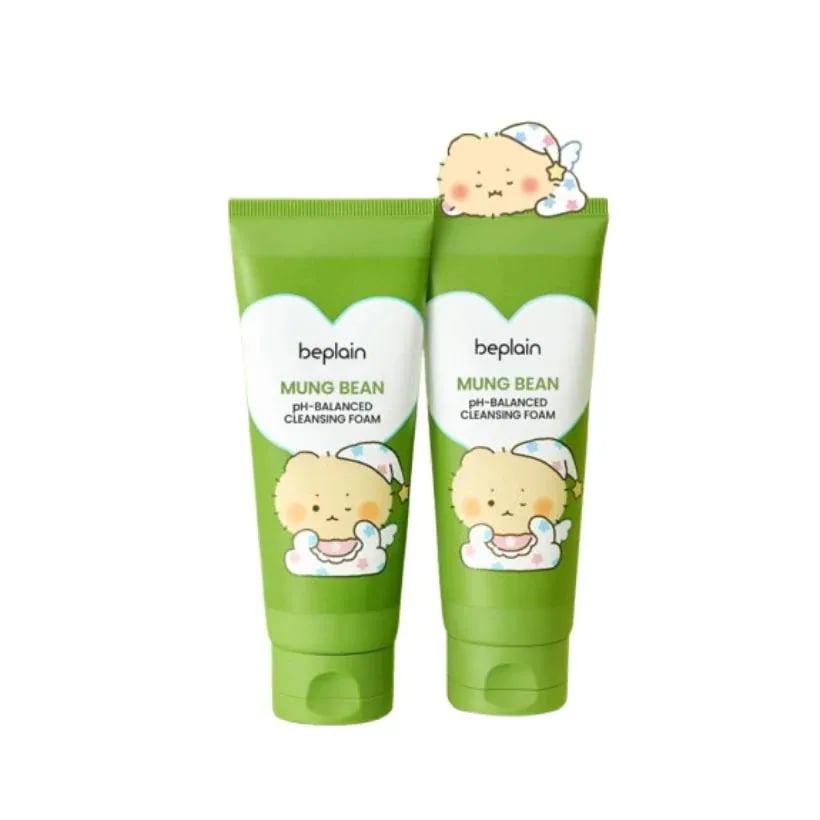 緑豆 弱酸性 クレンジングフォーム 160ml+160ml(+小銭入れ)