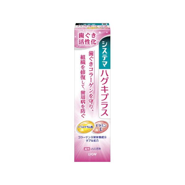 【60個セット】LION ライオン 薬用システマ ハグキプラスハミガキ 90g (1ケース)