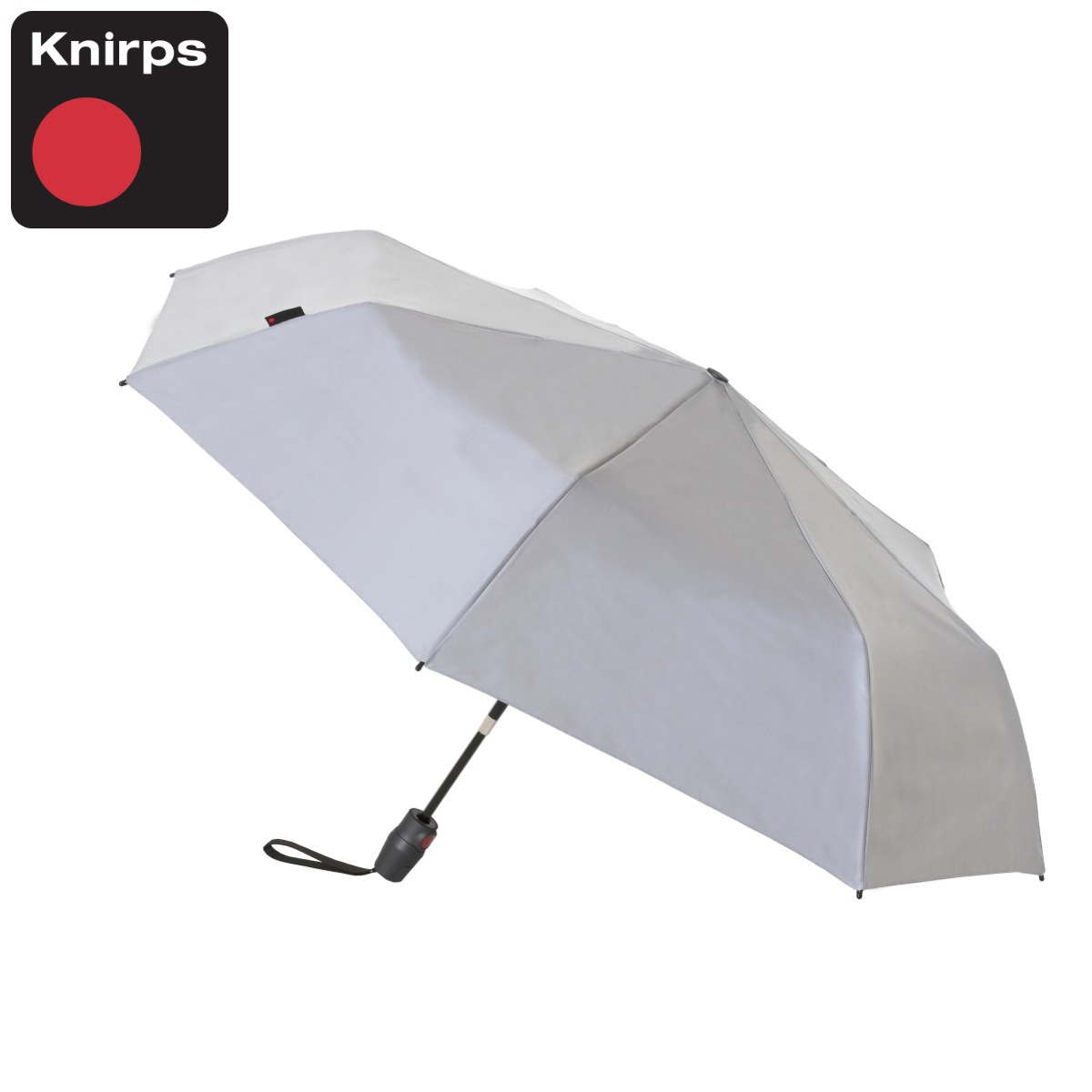 折りたたみ傘 Knirps T220 Guardian Reflex リフレクター 軽量 自動開閉 クニルプス 折り畳み傘 晴雨兼用 傘 UVカット ワンタッチ 専用ケース付き 53cm