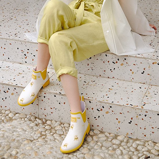 【取寄：納期2週間】レインブーツ ショートブーツ ミドルブーツ レインシューズ レディース 長靴 防水 滑り止め