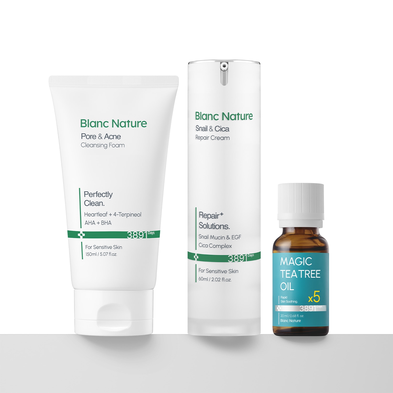 スネイル＆シカ リペア クリーム 60ml Magic Tea Tree Oil 20ml Mous