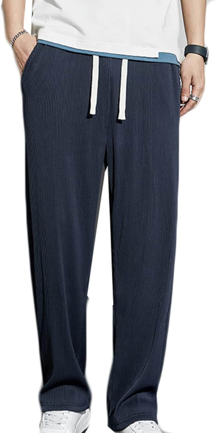 アイスレーヨン バギーパンツ 夏 ロングパンツ メンズ 大きいサイズ ワイド ルーズ イージーパンツ 無地 シンプル アイスタッチ 涼しい ひんやり ドレープ オシャレ M~4XL 吸汗 速乾 発汗性 7,946円