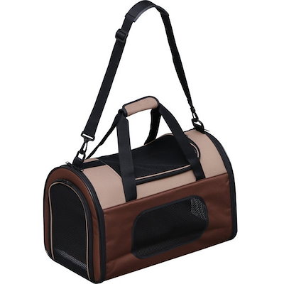 他サイト： 折りたたみソフトキャリー　Ｍサイズ　ブラウン　ＰＯＴＣ－５００Ａ　ＣＲＣ40―67―05―10―00の商品画像