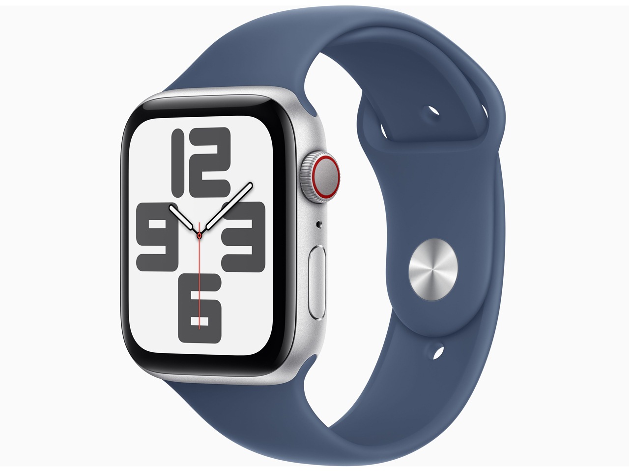 Apple Watch SE 第2世代 GPS+Cellularモデル 44mm MXGP3J/A [シルバー・デニムスポーツバンド S/M]
