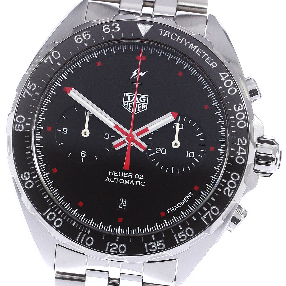 タグホイヤー TAG HEUER CAZ201A フォーミュラ1 藤原ヒロシ フラグメントデザイン 自動巻き メンズ 良品 箱・保証書付き_776167【中古】