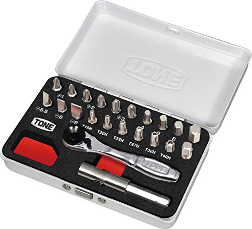 トネ(TONE) ビットラチェットセット BRS20MW ビット差込 &6.35mm(1/4