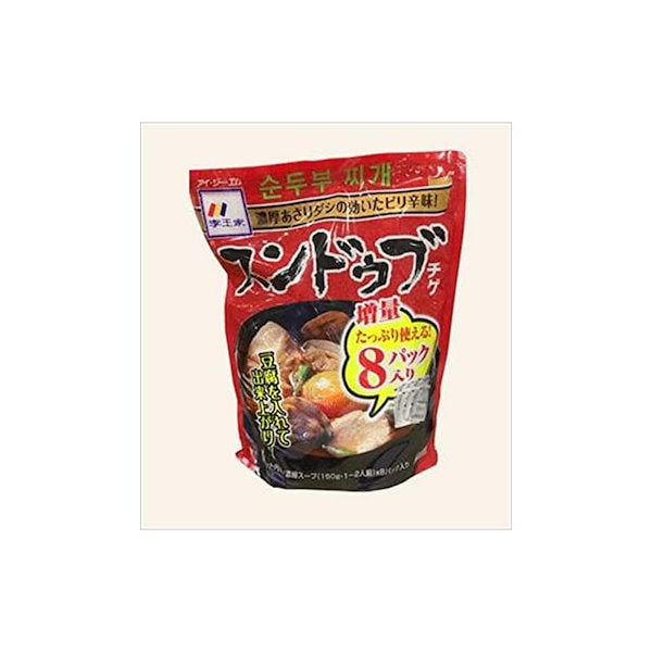 李王家 スンドゥブチゲ 1200g (150g X 8)