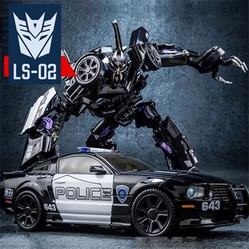 BLACK MAMBA LS02 MPM05 Barricade POLICE Transformers バリケード 警察車 パトカー 合金 ディセプティコン トランスフォーマー 映画版