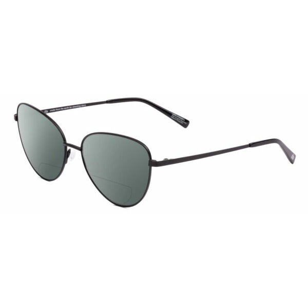 サングラス SITO SHADE CANDI Unisex Aviator Polarized BIFOCAL Sunglasses in Matte Black 59mm