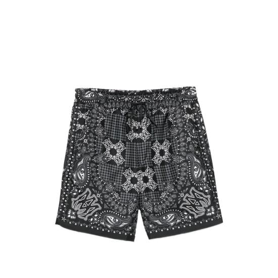 AMIRI Men Shorts AMBMSO1124 001 BLACK WHITE