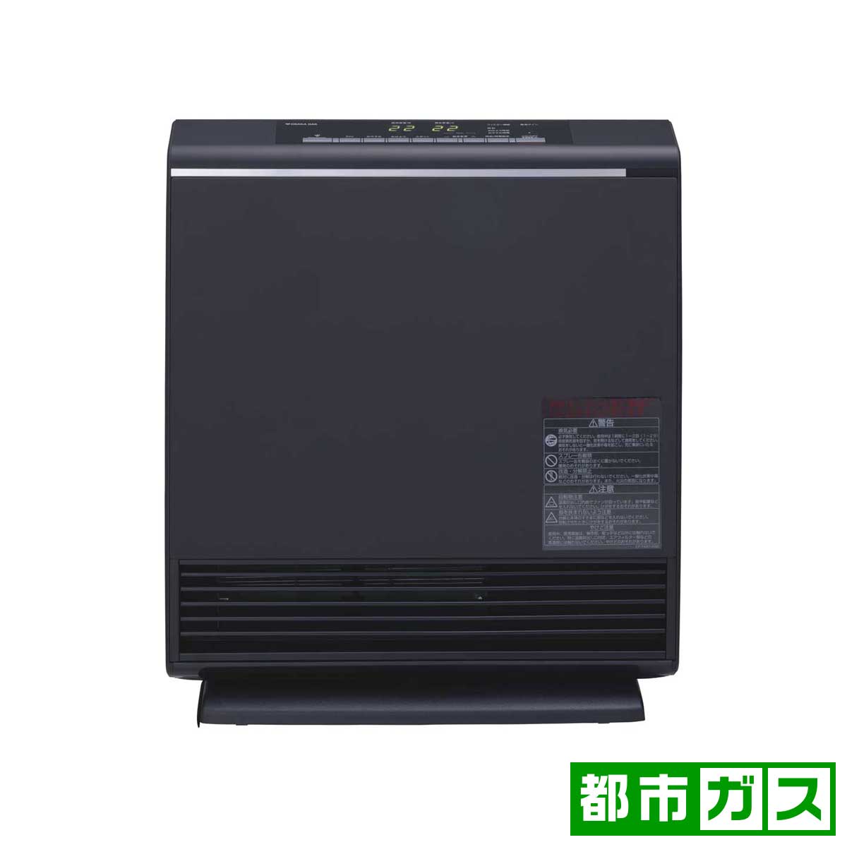 大阪ガス 140-6213-40B-13A ガスファンヒーター（都市ガス13A用　木造11畳/コンクリート15畳　マットブラック） 1140621340B13A