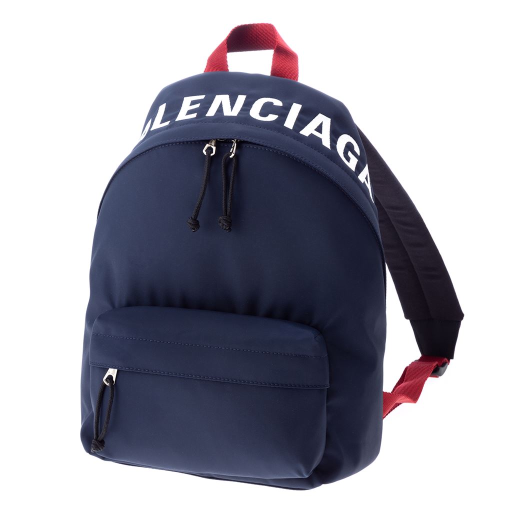 バレンシアガ BALENCIAGA バックパック 565798 HPG1X 4370 NAVY BLUE/RED ギフト送料無料