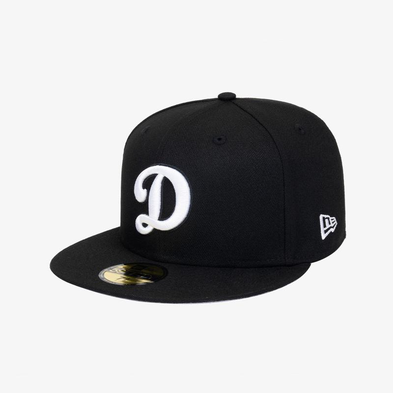 MLB LAドジャース Dロゴ ベーシック フィットキャップ ブラック/ホワイト 11591146