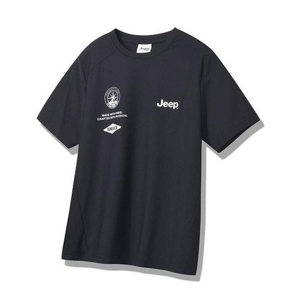 スリット機能性半袖Tシャツ JQ8TSU142BK