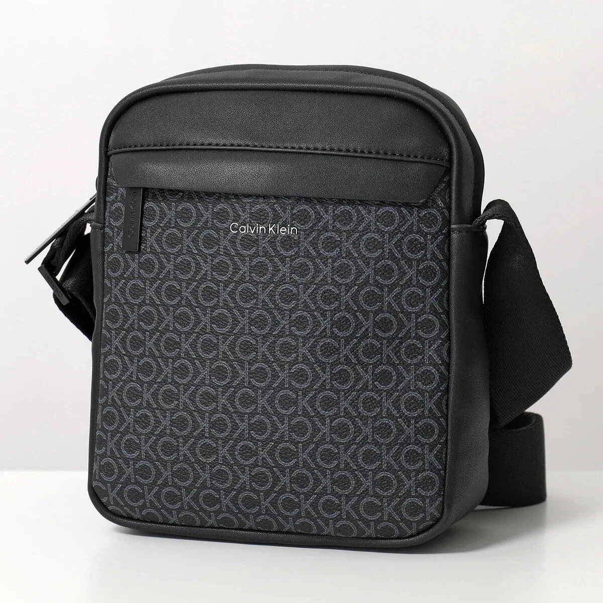 Calvin Klein カルバンクライン ショルダーバッグ CK MUST MONO REPORTER S マストモノレポーター LV04D3089G メンズ ロゴ 鞄 UB1/Black