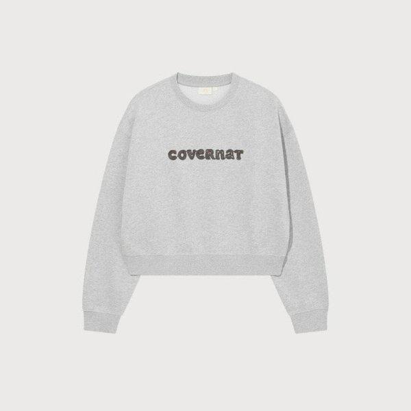 長袖Tシャツ JQS CO2501CR71-MG ウーマンロープクーパーロゴ スウェットシャツ メランジグレー