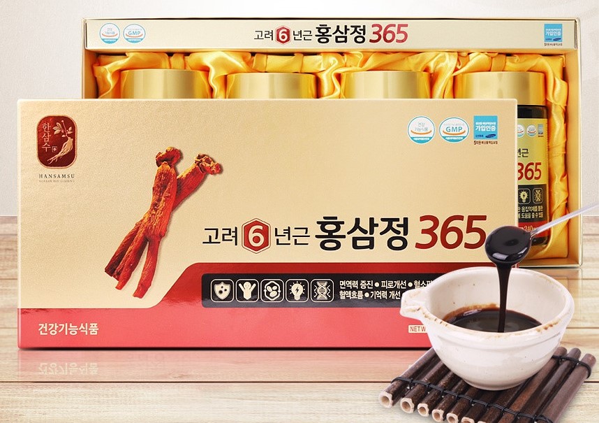 韓国産6年根紅参エキス 240gx2/4本/大韓紅参振興公社/免疫力増進/疲労改善/記憶力増進/抗酸化効果/紅参エキス高麗人参