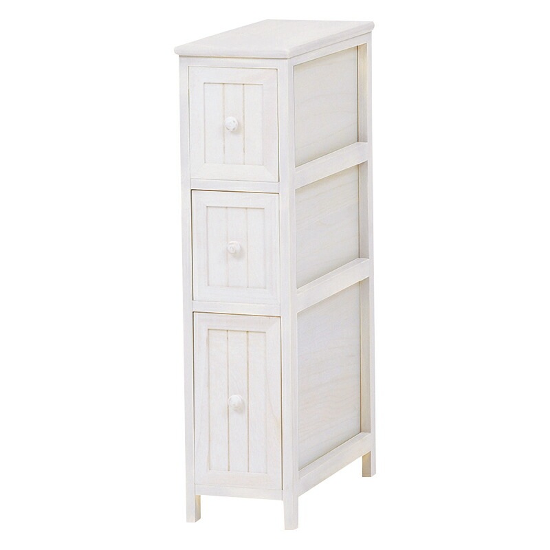 チェスト（アンティークホワイト）　MCH-5670AW長年愛用した様なアンティーク加工ノスタルジックなシャビー感で空間を可愛らしく演出してくれます