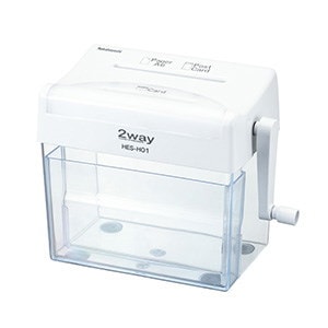 他サイト： ナカバヤシ HES-H01W ハンドシュレッダ ホワイトの商品画像