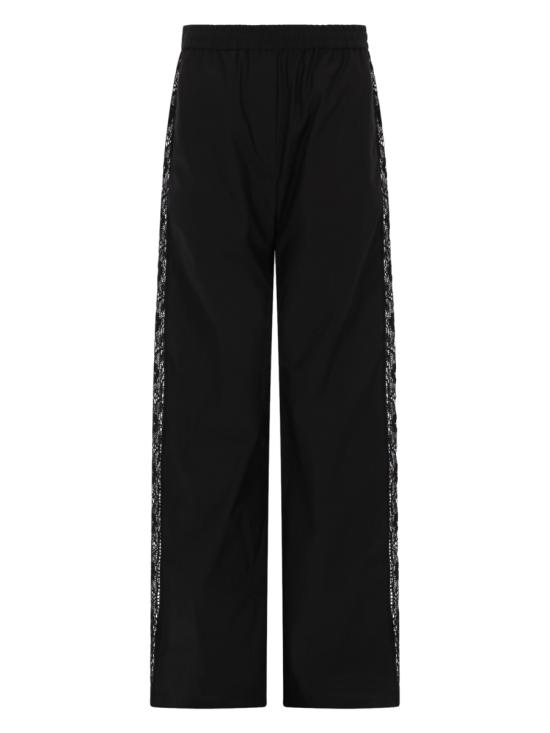 MSGM Women Straight Pants 4041MDP08 26711299 BLACK