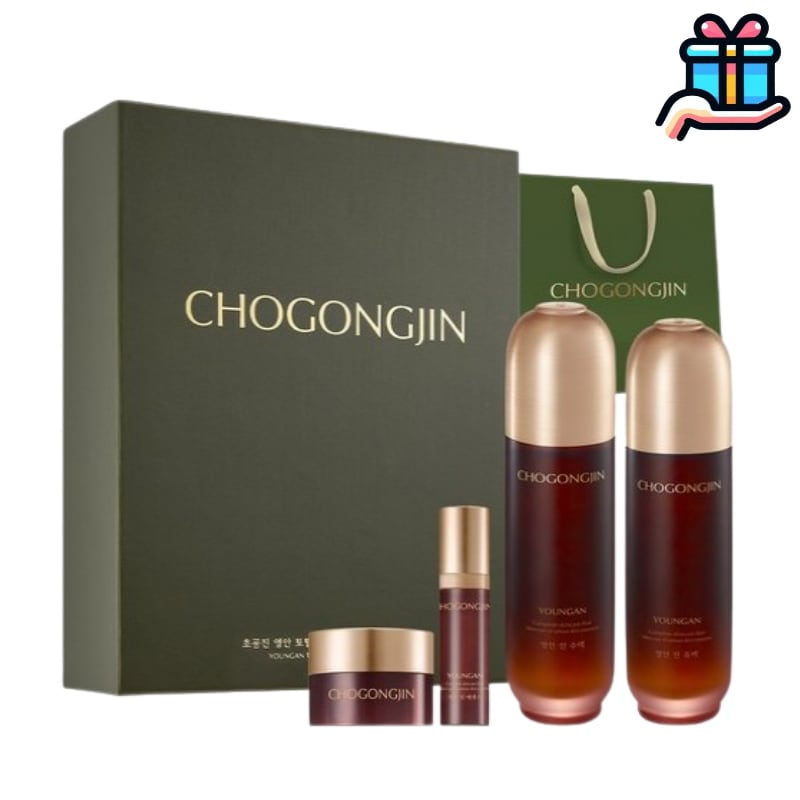 [メガ割基礎化粧品セット] 超共振 霊安 基礎 2種 企画セット メガ割 スキンケア 弾力 韓国人気 シワ トーンアップ 栄養 アンチエイジング 正規品 韓国コスメ 化粧品