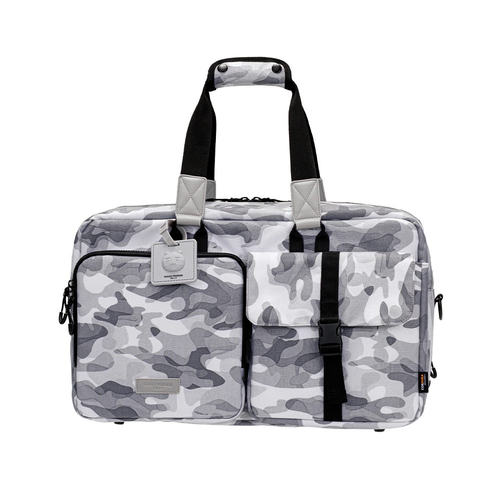 [カカオフレンズゴルフ]コーデュラボストンバック-ライアン（ホワイト）