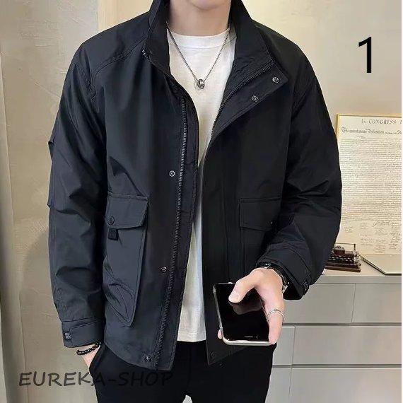 【今週の新品30%OFF】ジャケット メンズ ウインドブレーカー カジュアル 立ち襟 マウンテンパーカー ジャンパー スリム 大きいサイズ 軽量 防風 無地 撥水 薄手 アウター ブルゾン 春
